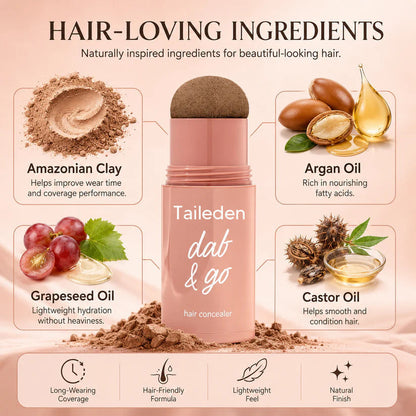 10-Second Hair Concealer Cover Grays. Fill Thin Areas. Perfect Your Hairline.