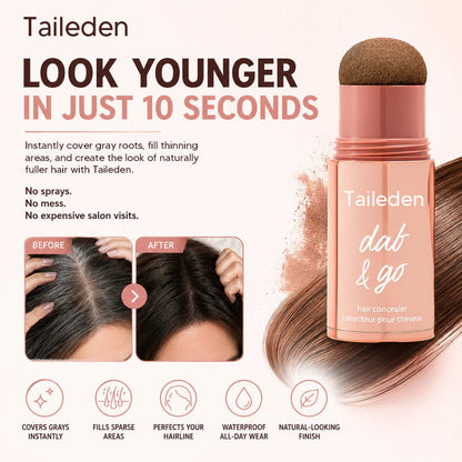 10-Second Hair Concealer Cover Grays. Fill Thin Areas. Perfect Your Hairline.