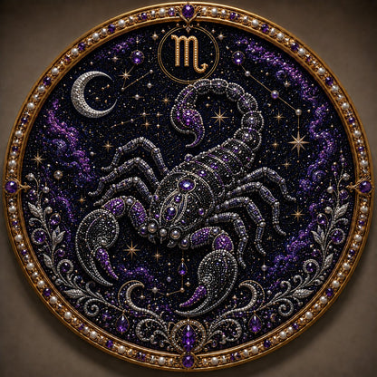 ✨ Premium 3D Pearl 12 Zodiac Signs Art Kit