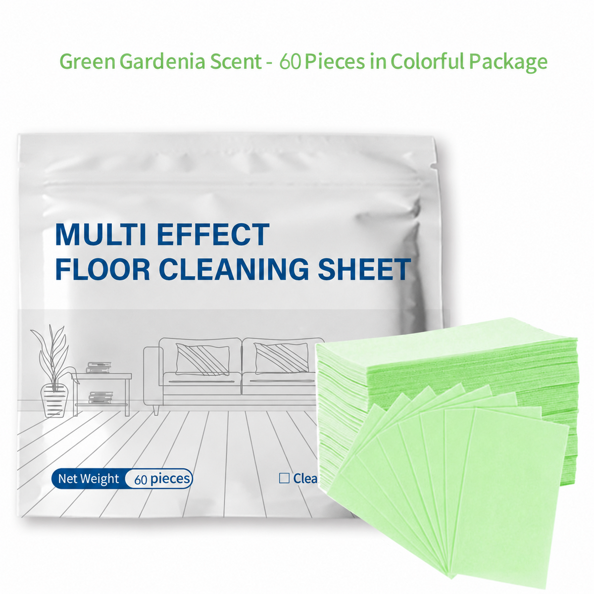 Multi-Effect Floor Cleaning Sheets 30-Pieces