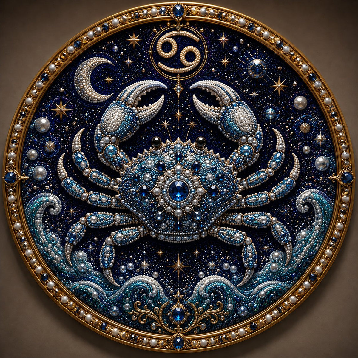 ✨ Premium 3D Pearl 12 Zodiac Signs Art Kit