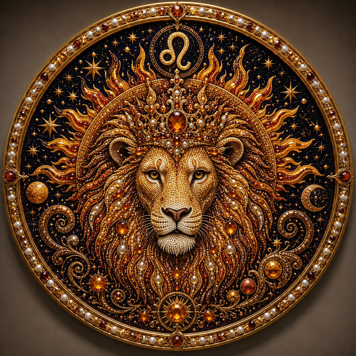 ✨ Premium 3D Pearl 12 Zodiac Signs Art Kit
