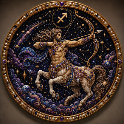 ✨ Premium 3D Pearl 12 Zodiac Signs Art Kit