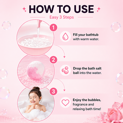 🔥Save 20% Today🛁 Natural bubble bath bomb, extra-large bubbles, includes a surprise gift ✨(110g each)