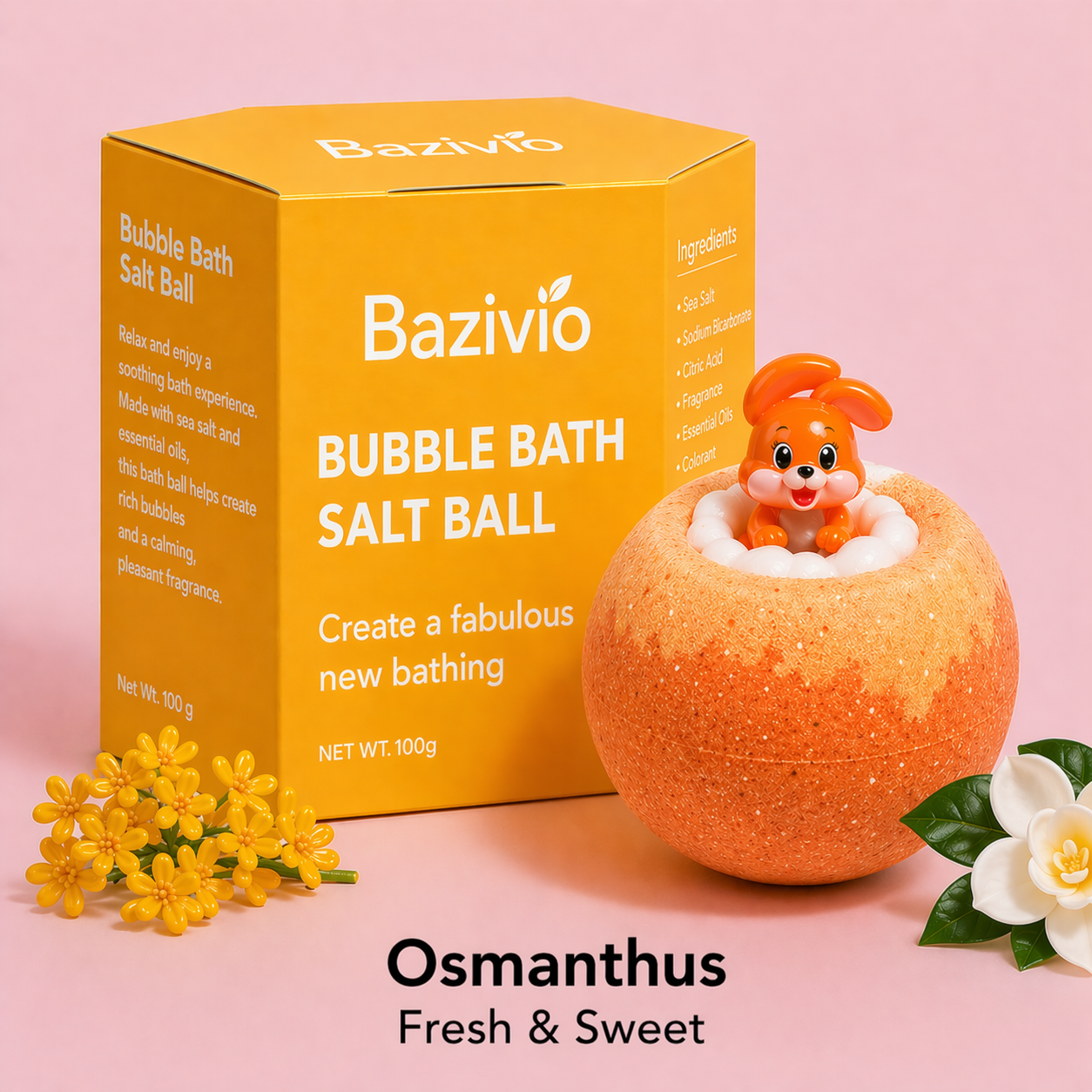 🔥Save 20% Today🛁 Natural bubble bath bomb, extra-large bubbles, includes a surprise gift ✨(110g each)