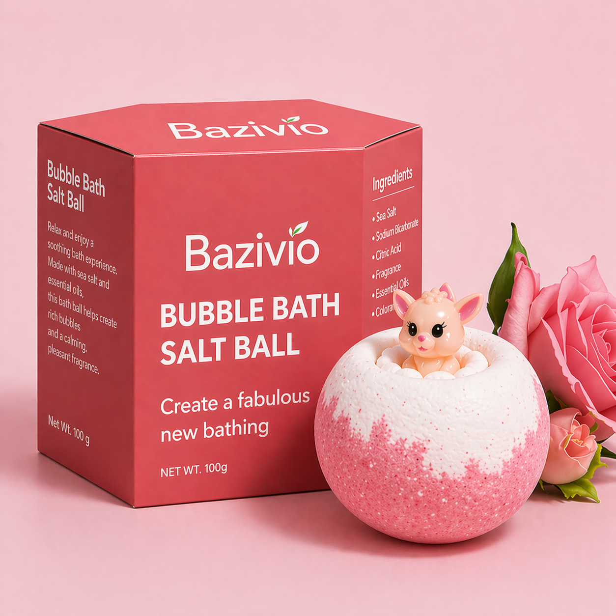 🔥Save 20% Today🛁 Natural bubble bath bomb, extra-large bubbles, includes a surprise gift ✨(110g each)