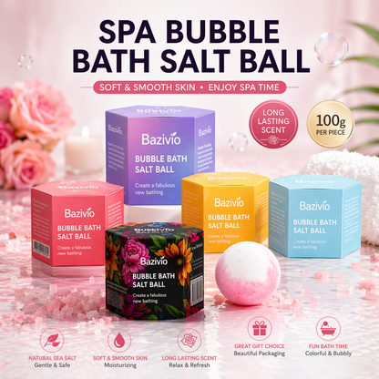 🔥Save 20% Today🛁 Natural bubble bath bomb, extra-large bubbles, includes a surprise gift ✨(110g each)
