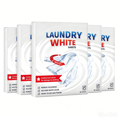 🧺 Powerful Stain Remover Brightening Fabric Laundry Cleaning Sheets
