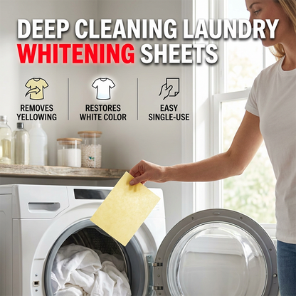 🧺 Powerful Stain Remover Brightening Fabric Laundry Cleaning Sheets