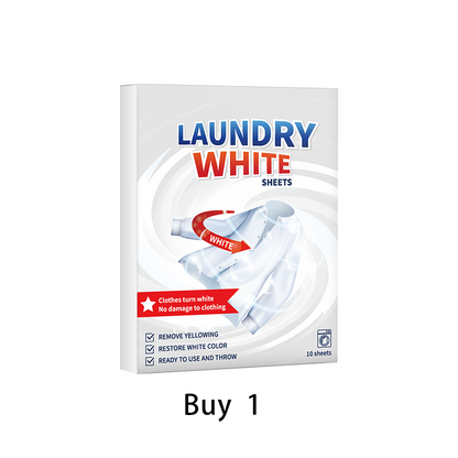 🧺 Powerful Stain Remover Brightening Fabric Laundry Cleaning Sheets